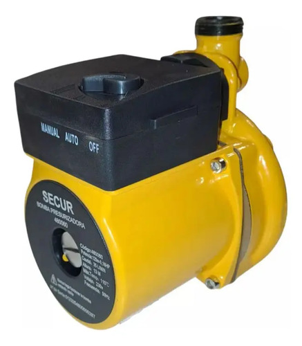 Bomba Presurizadora Secur Elevacion 13m 0,16hp Caulal 35l/m - Imagen 2