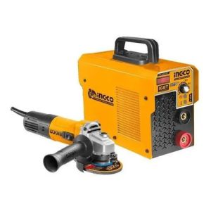 Kit Herrero Soldadora 130amp + Amoladora 4 1/2 750w Ingco