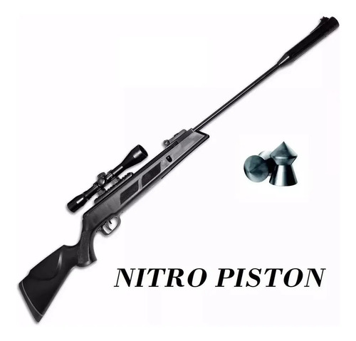 Rifle Artemis Nitro Piston Sr1000sb + Mira 4x32 + Chumbos - Imagen 2
