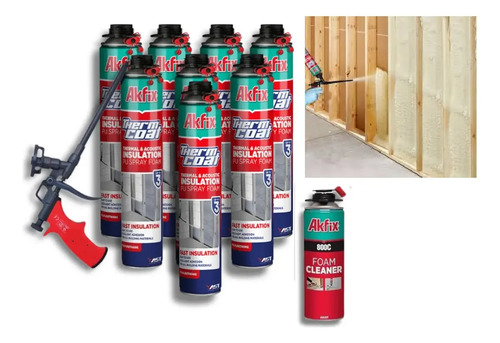 Poliuretano Proyectado Sin Compresor Kit Completo !!!!