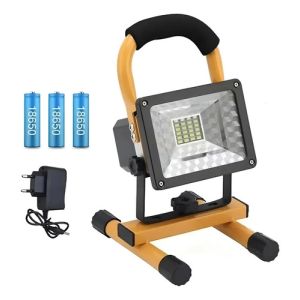 Farol Foco Led De Mano Recargable 30w 2400 Lm Clase A Ero