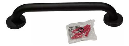 Agarradera Barra Para Ducha Baño Negro Mate 30cm Rimontti