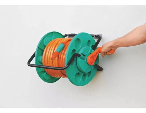 Carro Enrollador Soporte Manguera Para 60 Mts Tramontina - K