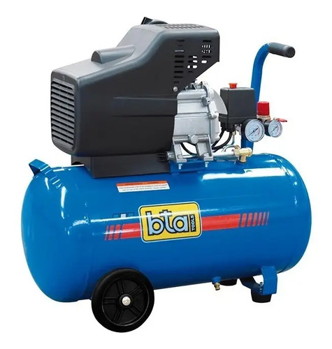 Compresor De Aire Bta Tools 50 Litros Portátil Azul 2 Hp