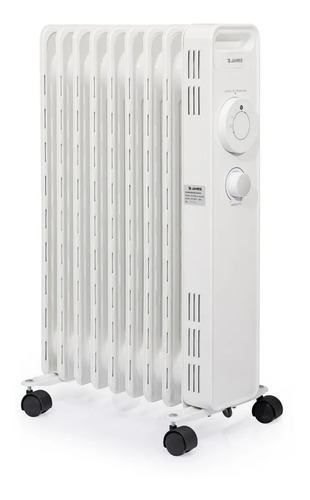 Radiador De Aceite James Ra2000 G2 2000w 9 Elementos Blanco