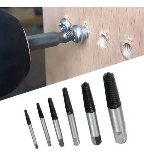 Kit 6 Contra Macho Extractor De Tornillos Ingco Ase106 - Imagen 5