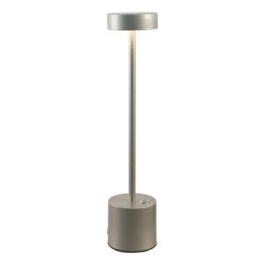 Portátil De Mesa Led Inalámbrica Usb Plateado