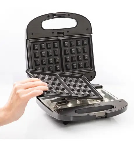 Sandwichera James Sgwj 800 W Antiadherente Con 3 Placas - Imagen 2