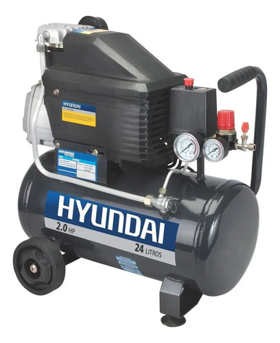 Compresor Hyundai 2hp 24lt 115 Psi Garantia 1 Año