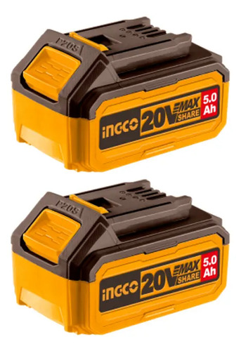Set X 2 Baterias 5 Ah Ingco Cosli240464