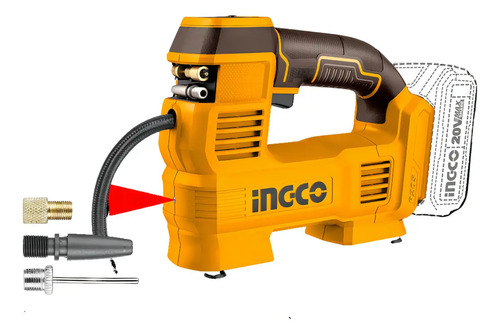 Compresor De Aire 160psi 11bar P20s S/bat Ingco Color Naranja Claro Fase Eléctrica Monofásica 694