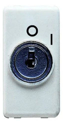 Módulo Interruptor Bipolar Con Llave Blanco
