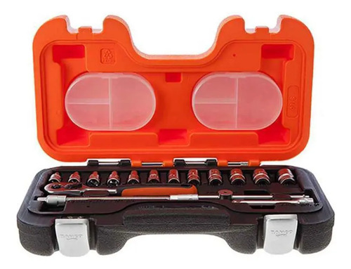 Caja De Dados Bahco S160/s 16 Piezas Enc 1/4 Kirkor