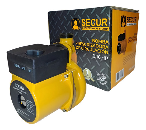 Bomba Presurizadora Secur Elevacion 13m 0,16hp Caulal 35l/m