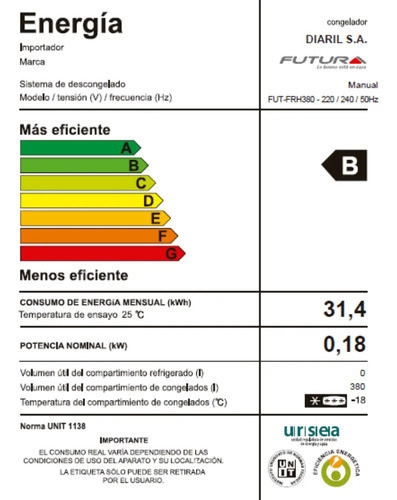 Freezer Horizontal Futura Fut-frh380 371lt - Imagen 3