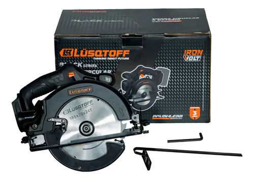 Sierra Circular Inalámbrica Brushless Profesional Black Series 20v 185mm Lusqtoff Frecuencia 50hz Csl4500-9b Negro - Imagen 3