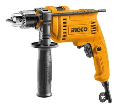 Ingco Uid6808 Taladro Percutor 1/2 110/v120v60hz 680w 0-3000rpm Color Amarillo.