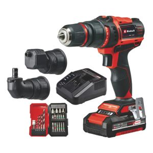 Taladro Percutor Inalámbrico En Kit Einhell Rojo