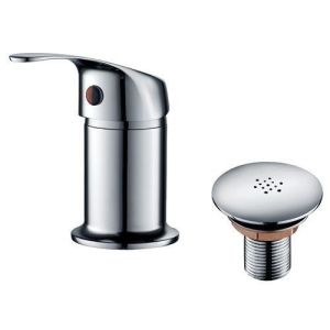 Monocomando Bidet Sin Rimontti 5 Años Plateado Cromado