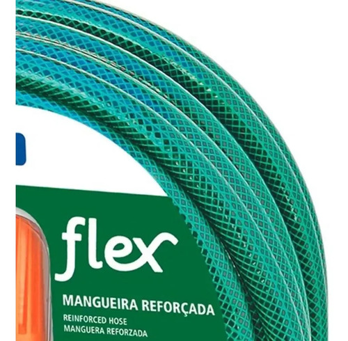 Kit Manguera Jardín Riego 15mts Acoples Soporte Tramontina - Imagen 4