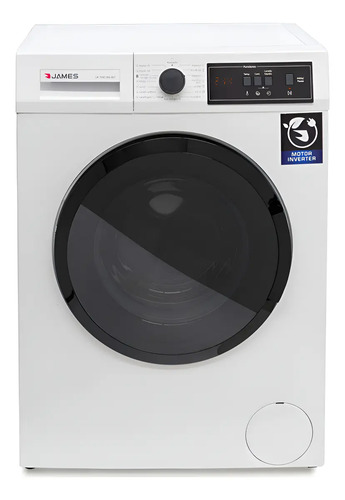 Lavarropas Carga Frontal James Lr 7990 Inv 7kg Inverter