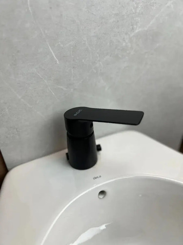 Monocomando De Bidet Con Transf Blaster Negro Mate Bronce - Imagen 3