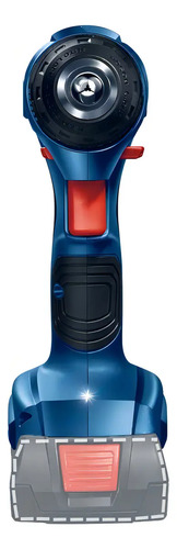 Taladro Percutor Atornillador Inalámbrico De 13mm Bosch Gsb 180-li + 1 Batería De 2ah + Accesorio Con Maletín De Transporte Azul - Imagen 2