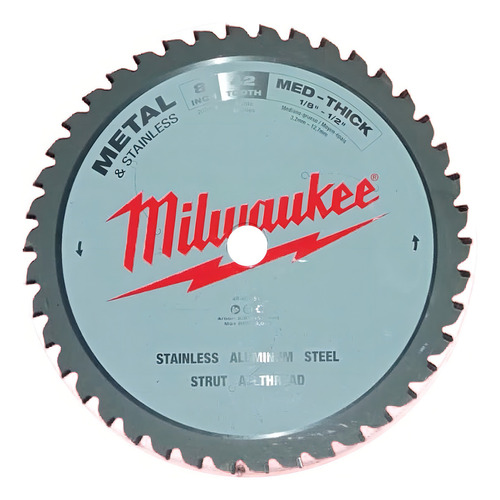Disco De Corte Para Metales Milwaukee 42 Dientes 6370-59 Blanco - Imagen 3