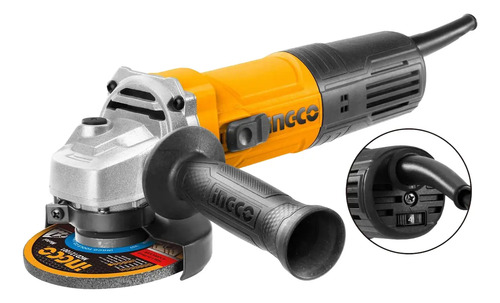 Amoladora 900w 115mm Ingco Ag900285 Velocidad Variable - Imagen 2
