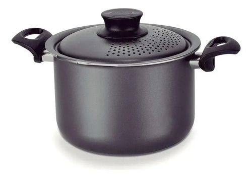 Olla Pastas Cacerola Teflon Tramontina Tapa 24 Cm 7,3 Lts - Imagen 2