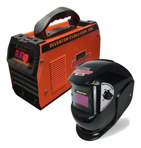 Soldadora Inverter Mma Smarter Evolution 160amp Con Mascara