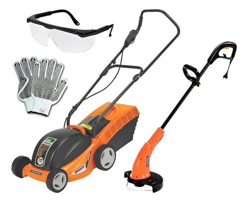 Cortadora Césped Eléctrica 1300w Bordeadora 1000w Tramontina