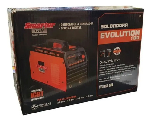 Soldadora Inverter Mma Smarter Evolution 160amp Con Mascara - Imagen 5